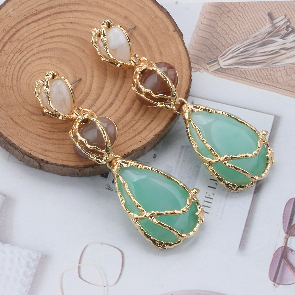 Anting-anting gantung batu res - Ethnic Fashion Trends 2026 ulasan dan harga