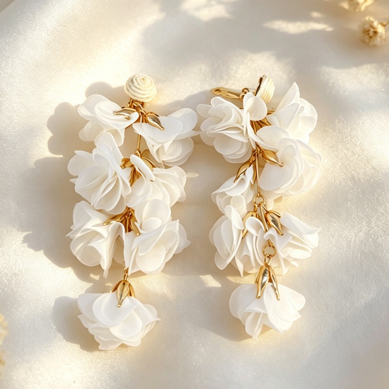 Anting Jepit Bunga Warna-warni - Ethnic Fashion Trends 2026 ulasan dan harga