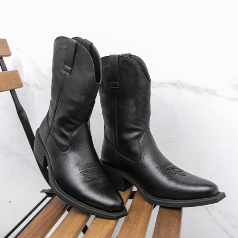 Sepatu Bot Pria Bordir Klasik  - Ethnic Fashion Men ulasan dan harga