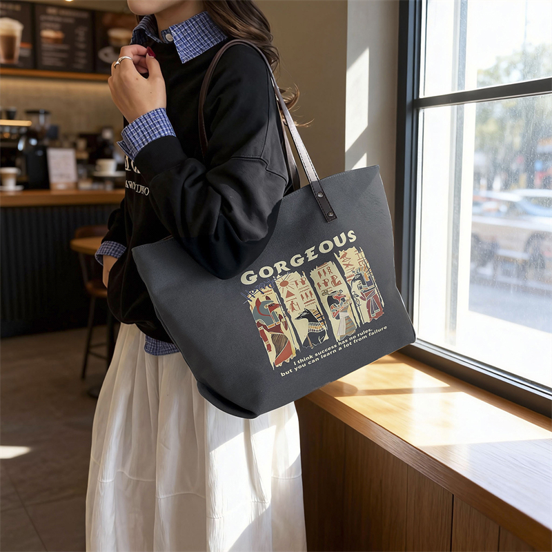 Tas Belanja Kanvas Bermotif Et - Latest Ethnic Fashion For Women ulasan dan harga