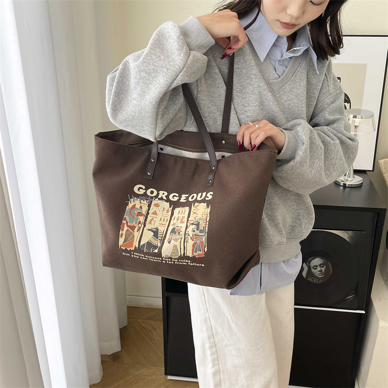 Tas Belanja Kanvas Bermotif Et - Latest Ethnic Fashion For Women ulasan dan harga