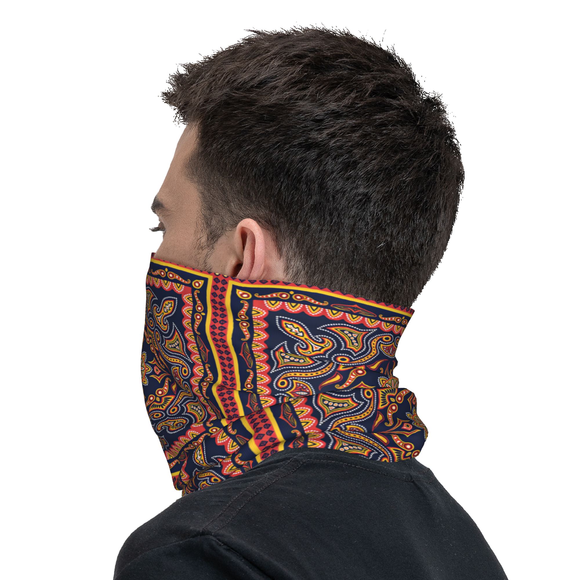 Penutup Leher Motif Etnik Trib - Ethnic Fashion Men ulasan dan harga