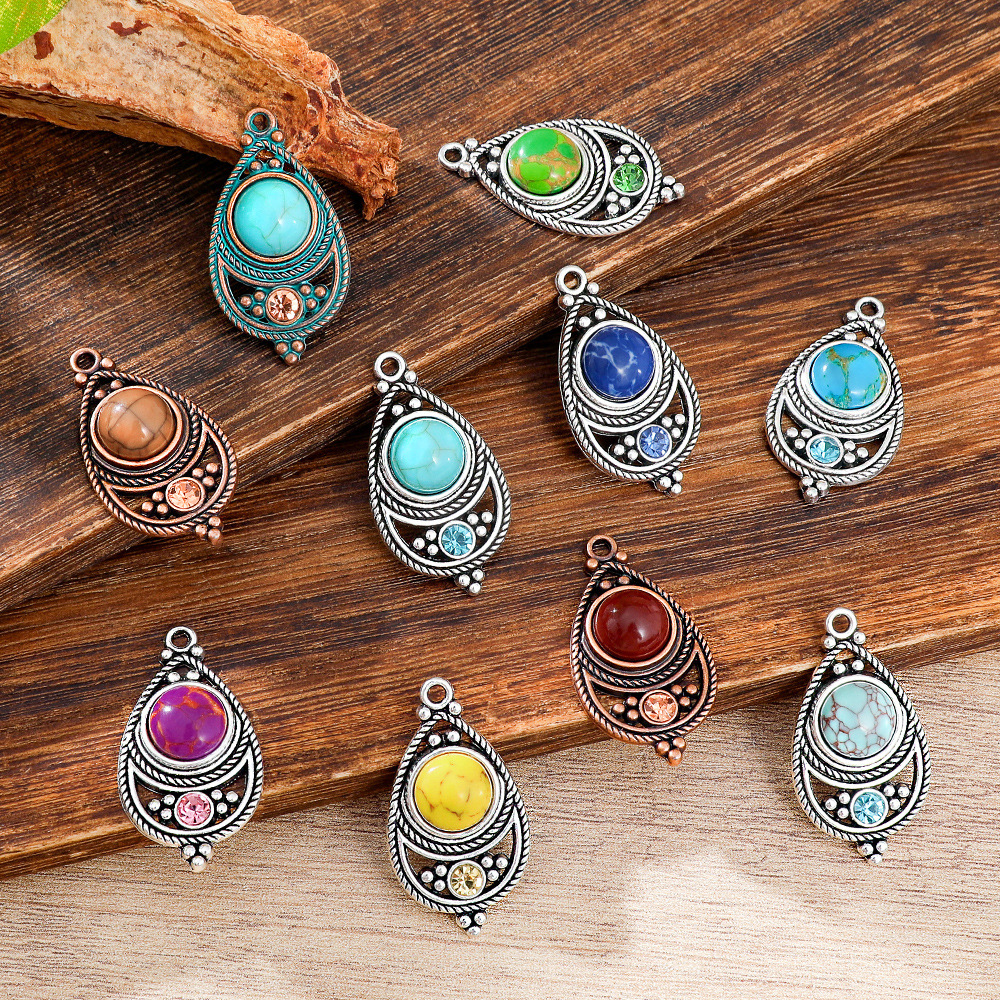 Liontin Batu Etnik Bohemia Vin - New Ethnic Fashion ulasan dan harga